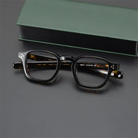 TS8012 retro myopia frame, handmade board glasses frame for men and women  myopia  prescription round Computer glasses