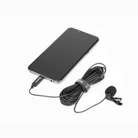 E-Electronic BOYA BY-M3 Phone Digital Lavalier Microphone for iPad Pro Mac PC HUAWEI OPPO VIVO Xiaomi Redmi 8 Android Type-C Smartphone Vlog