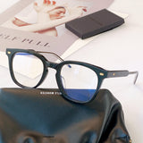 S-sunglasses 2021 Monster Square Anti Radiation Glasses For Kubo With White Round Case Replaceable for Lens Eyewear Eyeglass Glasses Non Graded Lens Eyewear for Women and Men