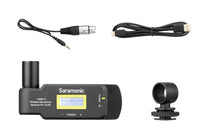E-Electronic Saramonic UwMic9 Kit7 UwMic9 TX9+RX-XLR9 Wireless Lavalier Microphone with Transmitter & XLR Battery Grip XLR Receiver for Camera Camcorder