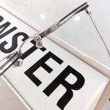 S-sunglasses 2021 Gentle Anti Radiation Glasses For Alio With White Round Case Retro Round Glasses Frame Anti Blue Light Eyeglasses Round Oversized Antiradition Replaceable Lens in Full Metal Frame Computer Eyewear for Women and Men