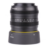 E-Electronic Kamlan lens 50mm F1.1 APS-C Large Aperture Manual Focus Lens Standard Fixed Focus APS-C Frame Mirrorless Lens Cameras lentille Camera Lens For Canon EOS-M NEX Fuji X M4/3 Cameras