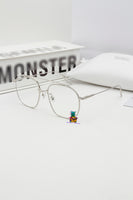 S-sunglasses Gentle Monster WOOGIE Women Retro Metal Frame Mirrored Sunglasses Oversized Cat Eye Glasses eyewear