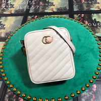 H-bag GUCCI Marmont mini shoulder women bag  6.5"W x 7.5"H x 3"D Style 550155