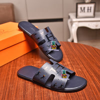 S-shoe H.e.r.m.e.s Spring Summer Style Women Shoes Large Size Line-styled Open Toe Block Sandals Women's Printing Sandals Beach Shoe Slippers Summer Soft Footwear Female Water Shoes Slides Outdoor Rubber Flat
