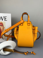 H-bag Loewe Hammock Drawstring Mini Bag Pastel Women's Hammock Small Bag Leather Shoulder Bag Handbag