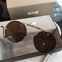 S-sunglasses New Unisex Sunglasses  Round Frame Gold master craftsmanship for Thom Browne TBS111