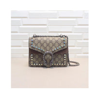 H-bag GUCCI DIONYSUS 421970 Canvas Crossbody Bag for Womens Handbag Designer Fashion Single Shoulder Messager Bags