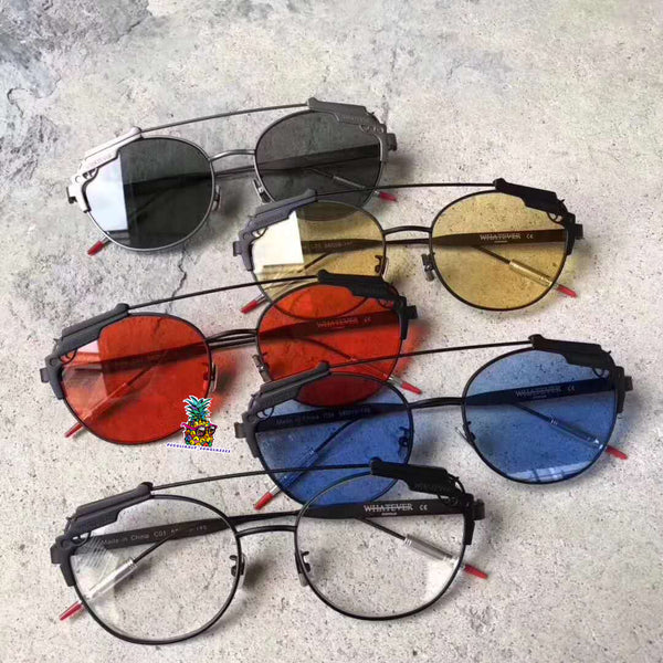 S-sunglasses Unisex Pistol decoration glasses For w.a.n.g.d.e.r.l.a.n.d x W.H.A.T.E.V.E.R sunglasses