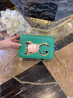 M-Handbag D.G Women Evening Envelope Handbag Party Prom Clutch Purse Shoulder Cross Body Bag 21-14cm