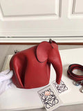 H-bag Loewe Elephant Mini Bag Women Leather Handle Handbag Purses and Handbags Girl Crossbody Bag