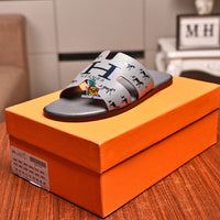 S-shoe H.e.r.m.e.s Spring Summer Style Women Shoes Large Size Line-styled Open Toe Block Sandals Women's Printing Sandals Beach Shoe Slippers Summer Soft Footwear Female Water Shoes Slides Outdoor Rubber Flat