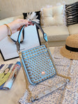 M-Handbag Valentino Women Skull Tote Bag Rivet Studded Handbag PU Leather Purse Shopper Shoulder Bags