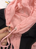 D-clothing Women's Sun Protection Jacket UV Protection Summer Outdoor Sun Protection Cloth Sunscreen Zipper Hooded Pullover