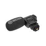 E-Electronic Boya By-Bm3011 Broadcast Microphone With Windshield For Smartphones Cameras Camcorders Audio Recorders PCs