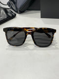 S-sunglasses Ready Stock Men Sunglasses UV400 Korean Sun Glasses For Jackie Black Square Acetate Flatba Frame With 99.9% UV Protected Black Zeiss Lenses Shades For Men Fashion Men's Eyewear Male