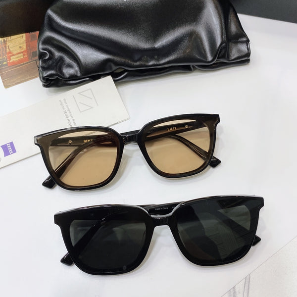 S-sunglasses Gentl Monster Korea Unisex Vintage Square Acetate Flatba Frame Sunglasses  Gentl Monster For Lilit 01 Driving Fishing Sun Glases Zeiss Lenses Metal Details UV400 Sunglasses Retro Male Female for Women Men
