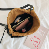 L-package 22-14-13 Women Handbag Designer Leather Hobo Handbags Shoulder Bucket Crossbody Purse