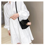 L-package 19-15-8 cm Lightweight Medium Dome Crossbody Bag