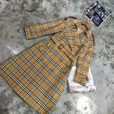 D-clothing Burberry Women's Double Breasted Trench Coat Chelsea Tailoring Overcoat  Trench Coat