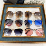 S-sunglasses Dior Aluminum Magnesium Polarized Men Sunglasses For CD8087 Vintage Square Metal Frame Male Sun Glasses Driving Fashion Design Photochromic Sunglasses For Women Polarized Travel Glasses Oversized Luxury Ladies Eyewear