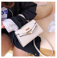 L-package 21-15-7cm Women's Satchel Handbags Top Handle Purses Shoulder Bags Leather Tote for Ladies with Long Strap