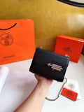 M-Handbag H.E.R.M.E.S Verrou 18-13cm Women's Small Crossbody Bags Shoulder Bag Satchel Purses
