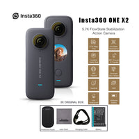 E-electronic XINPU Insta360 ONE X2 Panoramic Action Camera LCD Touch Screen Waterproof Support Bullet Time FlowState Stabilization 360 Camera