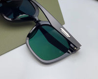 S-sunglasses Oversized Black Flatba Frame Polarized Sunglasses For Burty Men's Driving Camping Hiking Fishing Classic Sun Glasses Outdoor Sports UV400 Cycling Black Zeiss Lenses With 99.9% UV Protection Eyewear