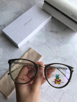 S-sunglasses Retro Stylish Womens Eyeglasses Glasses Optical Frame for j.i.m.m.y BASE40PT