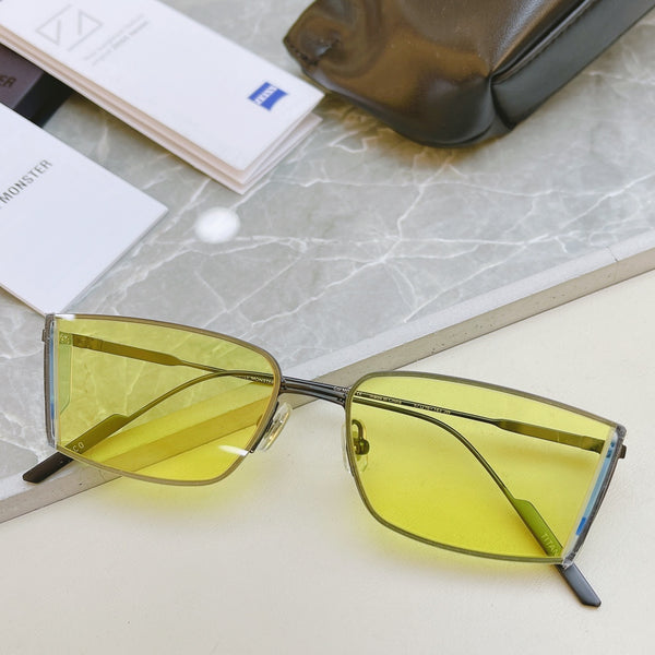 S-sunglasses 2021 Monster 2021 Classic Retro Sunglasses For Nico With White Round Case Women Glasses Lady Luxury Steampunk Metal Sun Glasses Vintage Mirror UV400