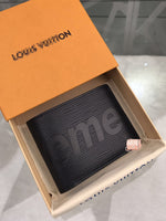 A-accessories Supreme NO.M60332 11.5-9cm Wallets for Women Women Small Wallet Lady Short Wallet Bifold Leather Multi-purpose Wallet with ID Window