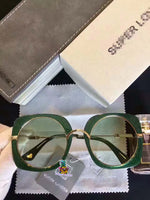 S-sunglasses s.u.p.e.r.l.o.v.e.r.s Round Sunglasses for Women, UV400 Protection, Light Weight, Pouch included for SL039