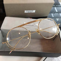 S-sunglasses New Unisex Sunglasses  Round Frame Gold master craftsmanship for Thom Browne TBS111