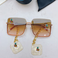 S-sunglasses gucci Mens Polarized Sunglasses Half-rim Sports Sun Glasses For GG3328 Half-Rimmed Sunglasses Matching Pendant For Women Retro Sun glasses Semi-Rimless Square Eyewear
