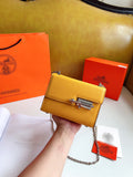 M-Handbag H.E.R.M.E.S Verrou 18-13cm Women's Small Crossbody Bags Shoulder Bag Satchel Purses