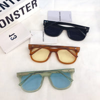 S-sunglasses New Gentle Monster man or Women eyeware Cat Eye Mirrored Flat Lenses Street Fashion Metal Frame Women Sunglasses For W BACK 01
