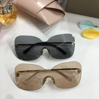 S-sunglasses F.I.X.X.A.T.I.V.E BOBOSNAP Women's Flat Top Large Square Frame Oversize Sunglasses 64-20-135