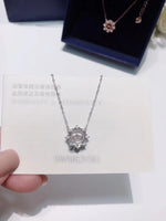 J-jewelry SWAROVSKI Jewelry Womens Queen Crown Pendant Necklace Gold/Platinum Plated
