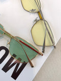 S-sunglasses New GM Rounded Metal Frame Unisex Stylish Square Eyeglasses Glasses Clear Lens Women Men Eyewear FOR KARMA