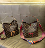 L-package 23-13.5-25cm Buckets Totes Handbag Women's casual Shoulder Bags Soft Leather Crossbody Bag