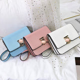 L-package 21-16-8cm Women Pu Leather Vertical Utility Top Handle Handbag Satchel Tote Purse Bag