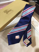 A-accessories Burberry Handmade Striped Ties For Men Woven Slim Mens Ties Stripes Tie Thin Necktie
