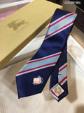 A-accessories Burberry Handmade Striped Ties For Men Woven Slim Mens Ties Stripes Tie Thin Necktie