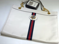 H-bag GUCCI HANDBAG Rajah large tote with NY Yankees patch size: 17"W x 14"L x 2.5"H Style:537219