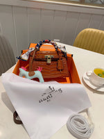 M-Handbag Hermès 20cm Women's Handbags Purses Small Tote Shoulder Bag Top Handle Satchel Bag for Work