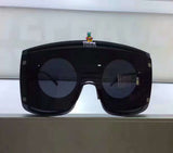 S-sunglasses g.e.n.t.l.e m.o.n.s.t.re.r women Oversized UV Potection matte black stainless steel for Marz sunglasses