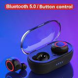 E-electronic A2 TWS Wireless Earphones Bluetooth 5.0 HiFi Stereo Sport Waterproof Gamer Button Control Earphones With Mic And Charging Box Sport Earphone Headphones Earbuds