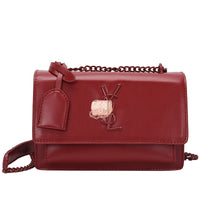 L-package 22-14-10cm Women Purse Clutch Small Crossbody Shoulder Bag with Chain Strap