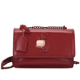 L-package 22-14-10cm Women Purse Clutch Small Crossbody Shoulder Bag with Chain Strap